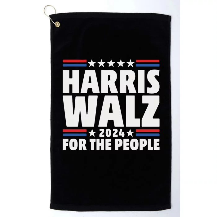 Harris Walz 2024 Election 2024 Kamala Harris Tim Walz Platinum Collection Golf Towel