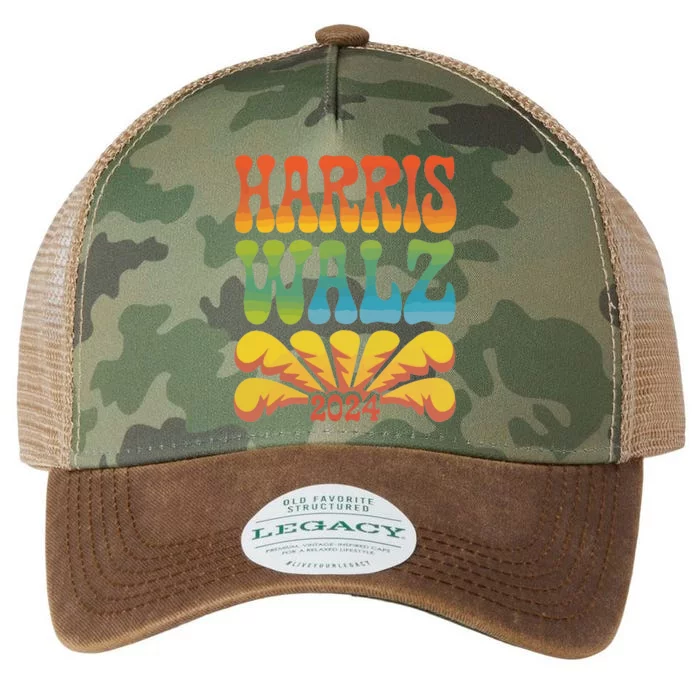 Harris Walz 2024 Legacy Tie Dye Trucker Hat