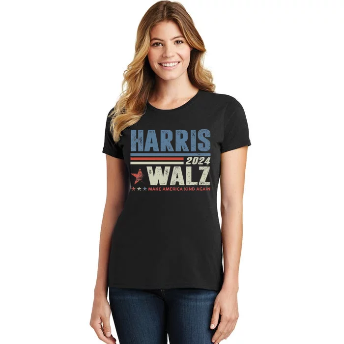 Harris Waltz 2024 Election Kamala Harris Tim Waltz 2024 Women's T-Shirt