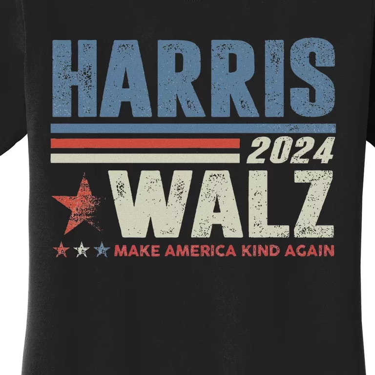 Harris Waltz 2024 Election Kamala Harris Tim Waltz 2024 Women's T-Shirt