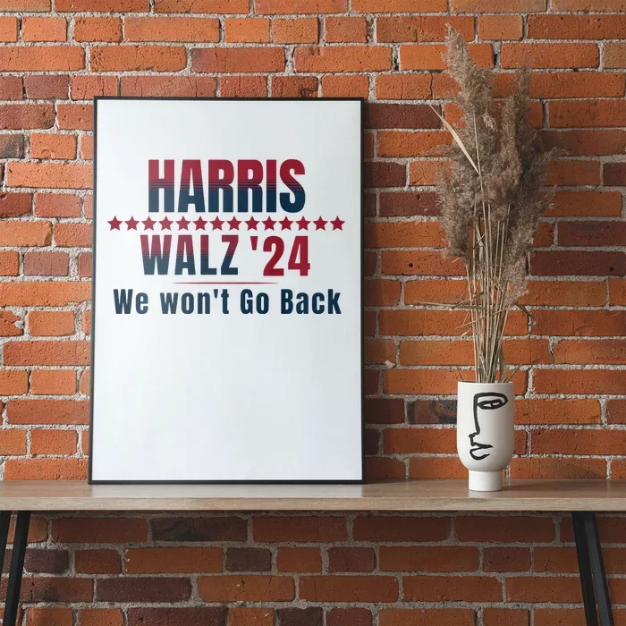 Harris & Walz 2024 Election Campaign Poster