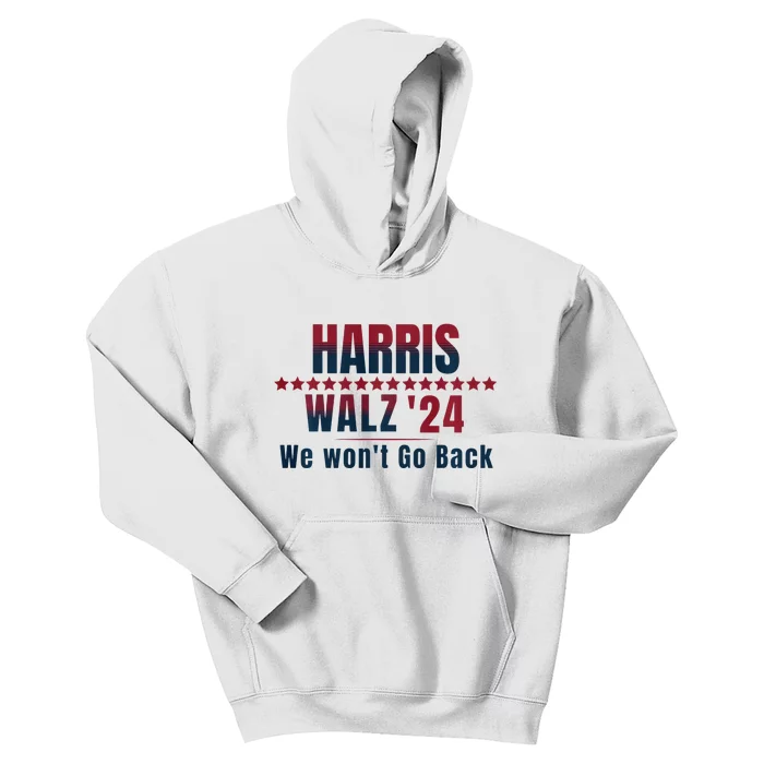 Harris & Walz 2024 Election Campaign Kids Hoodie