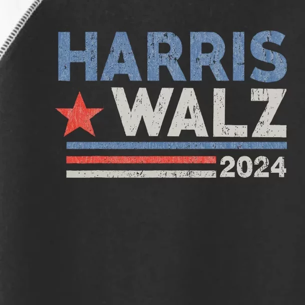 Harris Waltz 2024 Election Kamala Harris Tim Waltz Toddler Fine Jersey T-Shirt