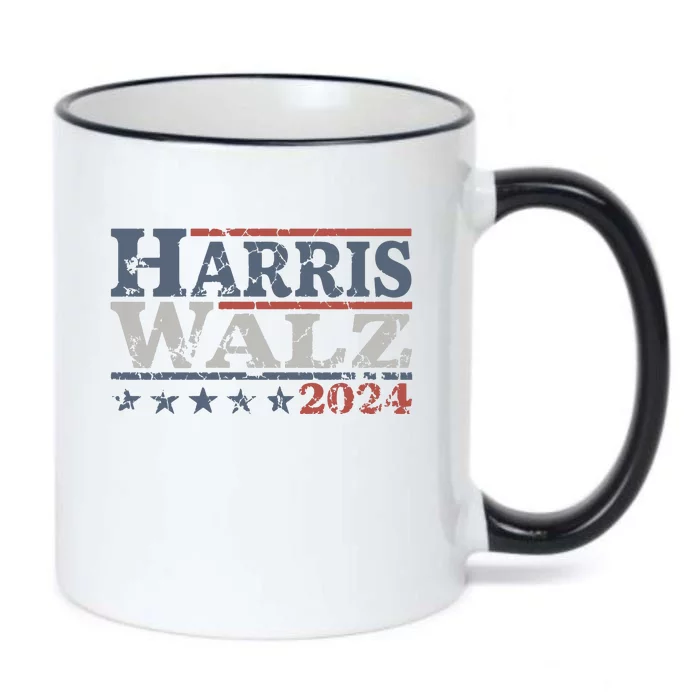 Harris Walz 2024 Election Kamala Harris Tim Waltz 2024 Black Color Changing Mug