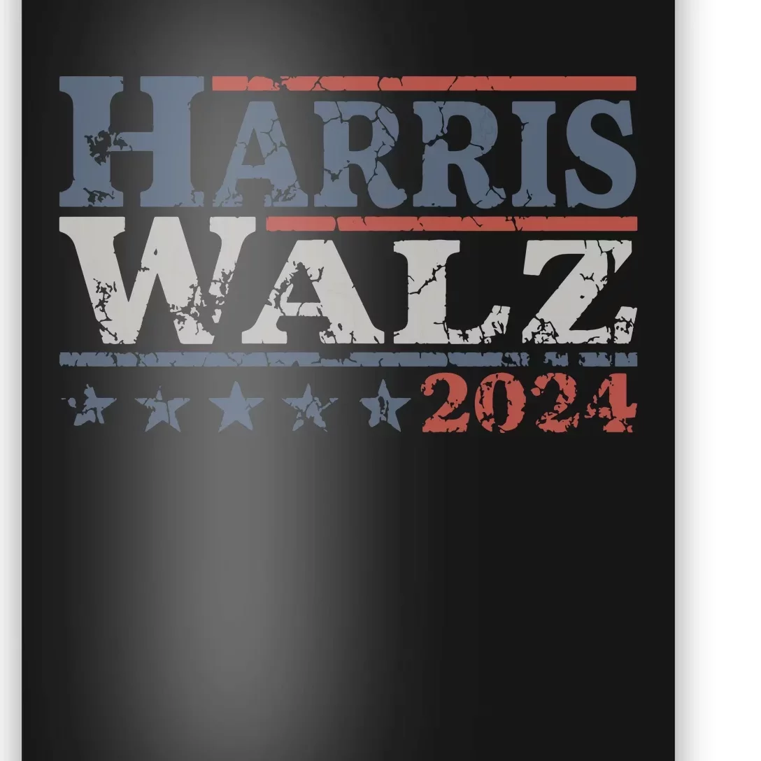 Harris Walz 2024 Election Kamala Harris Tim Waltz 2024 Poster