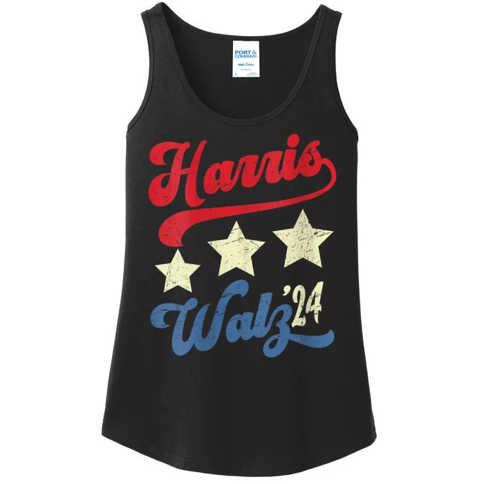 Harris Walz 2024 Election Kamala Harris Tim Waltz 2024 Ladies Essential Tank