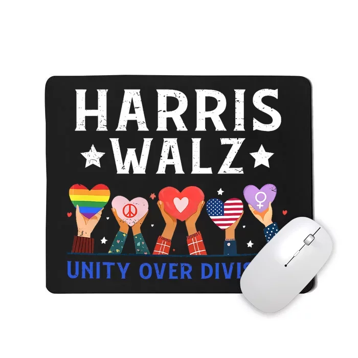 Harris Walz 2024 Unity Over Division Harris Walz 2024 Mousepad