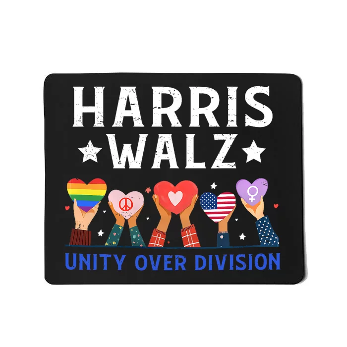 Harris Walz 2024 Unity Over Division Harris Walz 2024 Mousepad