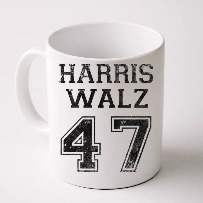 Harris Walz 2024 Campaign For President Vintage Harris Waltz Front & Back Coffee Mug