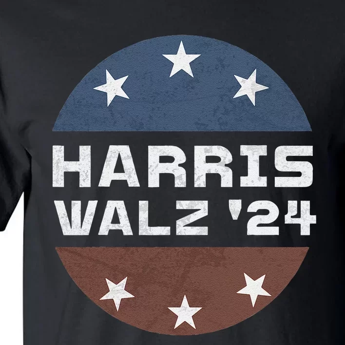 Harris Walz 2024 Campaign For President Patriotic Kamala Tall T-Shirt