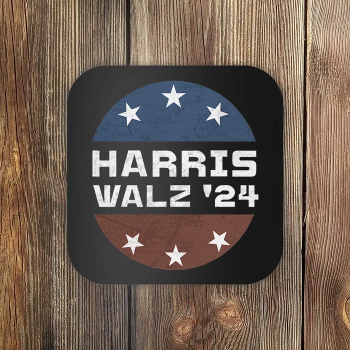 Harris Walz 2024 Campaign For President Patriotic Kamala Coaster