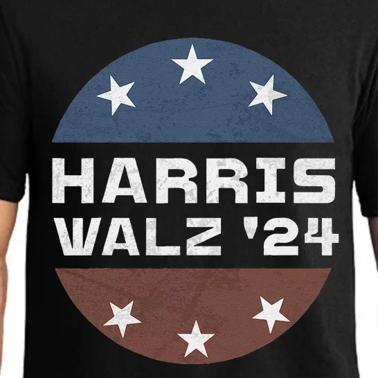 Harris Walz 2024 Campaign For President Patriotic Kamala Pajama Set