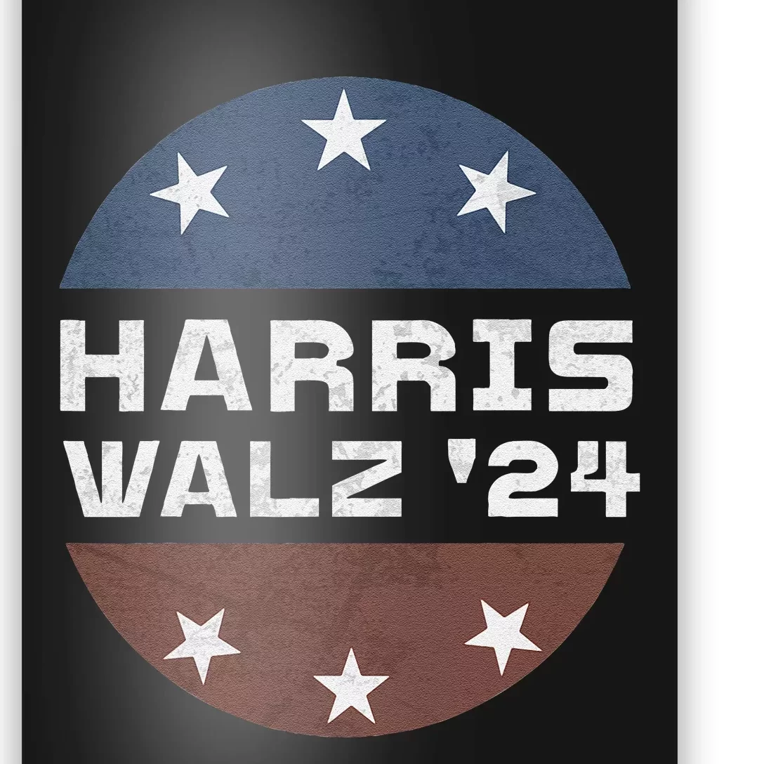 Harris Walz 2024 Campaign For President Patriotic Kamala Poster