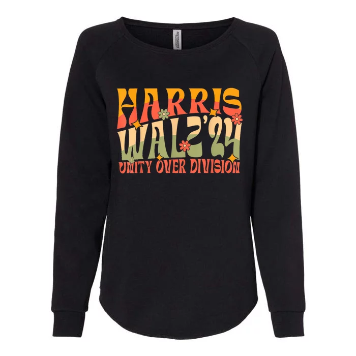 Harris Waltz 2024 Unity Over Division Womens California Wash Sweatshirt