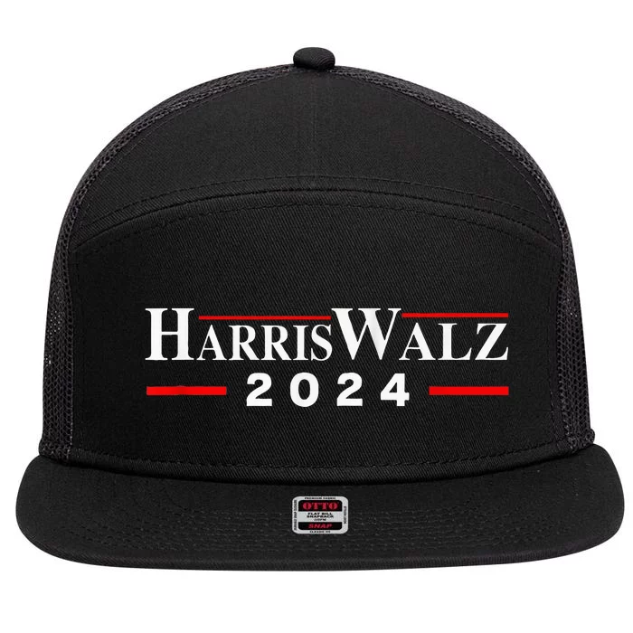 Harris Waltz 2024 7 Panel Mesh Trucker Snapback Hat