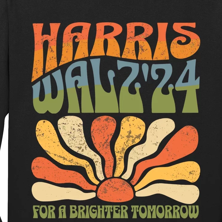 Harris Waltz 2024 Election Kamala Harris Tim Waltz 2024 Long Sleeve Shirt