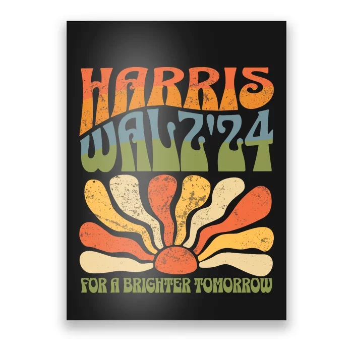 Harris Waltz 2024 Election Kamala Harris Tim Waltz 2024 Poster