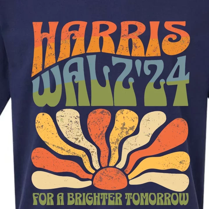 Harris Waltz 2024 Election Kamala Harris Tim Waltz 2024 Sueded Cloud Jersey T-Shirt