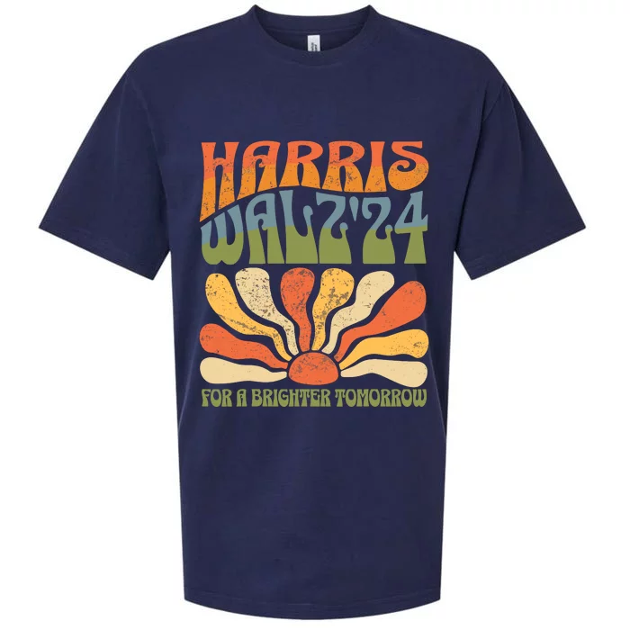 Harris Waltz 2024 Election Kamala Harris Tim Waltz 2024 Sueded Cloud Jersey T-Shirt