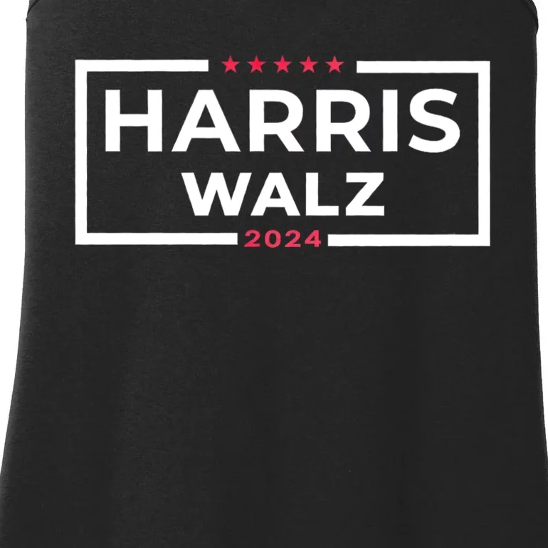 Harris Walz 2024 Tim Walz Kamala Harris Usa Election Apparel Ladies Essential Tank