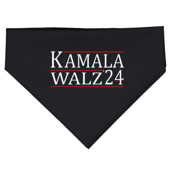 Harris Waltz 2024  Kamala Harris Tim Waltz 2024 USA-Made Doggie Bandana