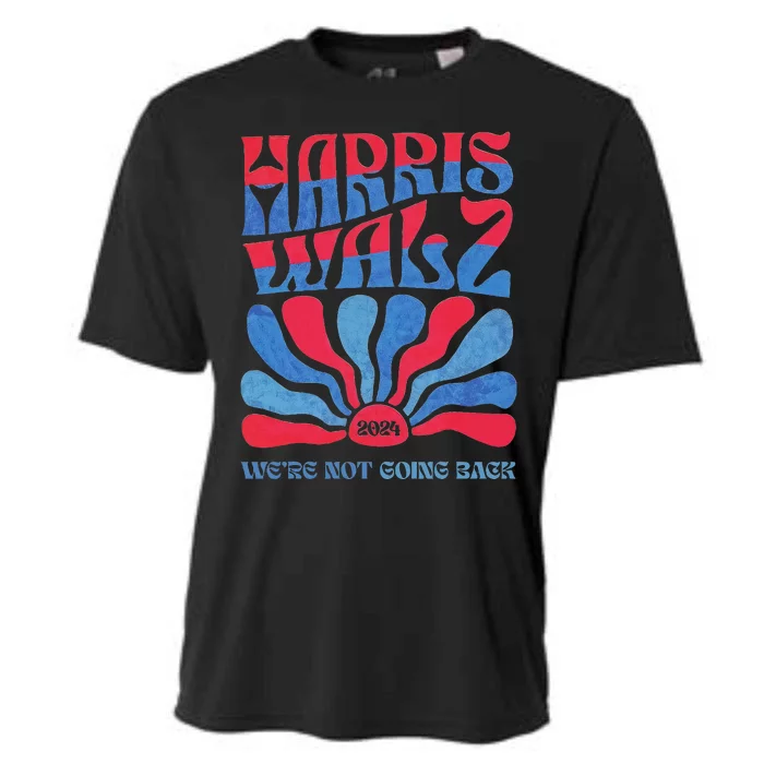 Harris Waltz 2024 WeRe Not Going Back Kamala Harris Cooling Performance Crew T-Shirt