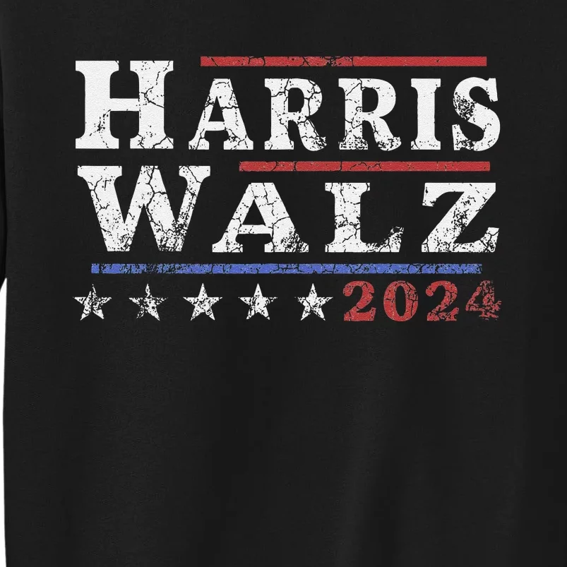 Harris Walz 2024 Election Kamala Harris Tim Waltz 2024 Tall Sweatshirt