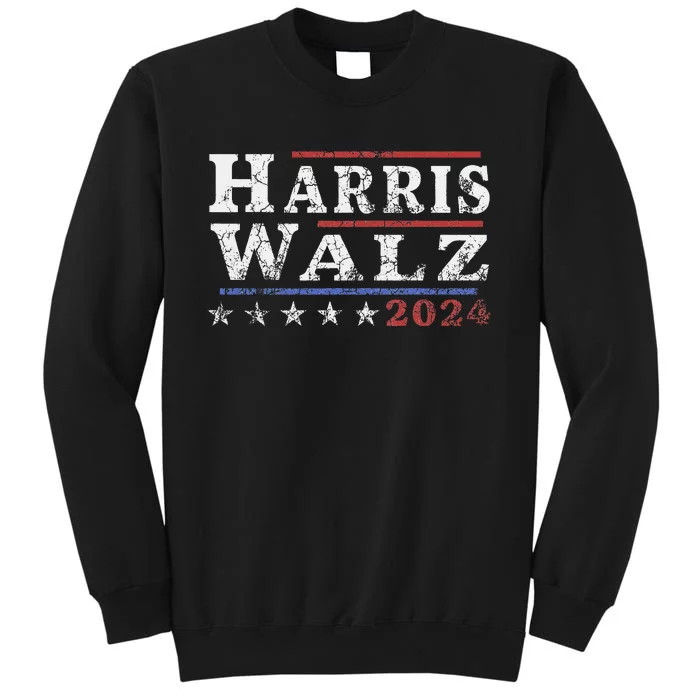 Harris Walz 2024 Election Kamala Harris Tim Waltz 2024 Tall Sweatshirt