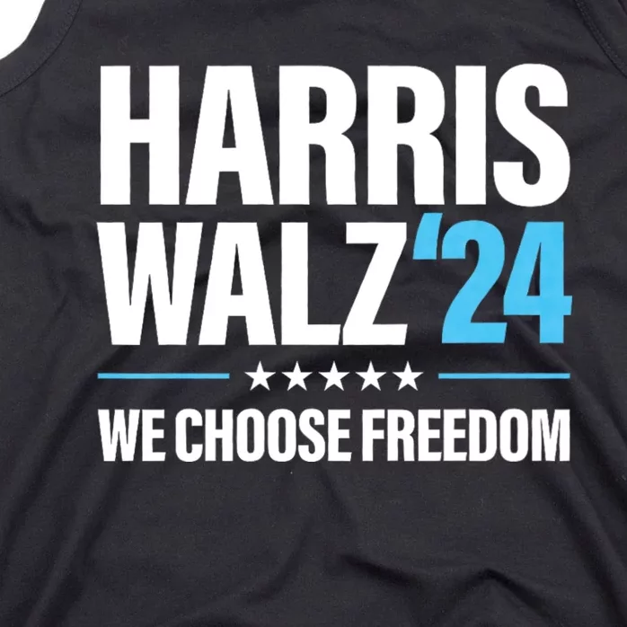 Harris Walz 2024 Kamala Harris Tim Walz President 24 Tank Top