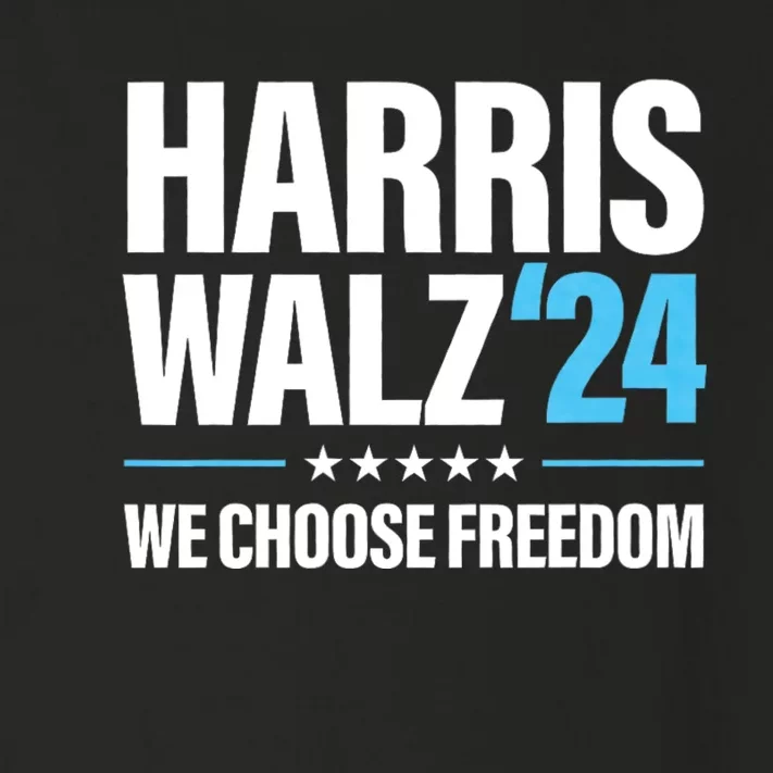 Harris Walz 2024 Kamala Harris Tim Walz President 24 Toddler Long Sleeve Shirt