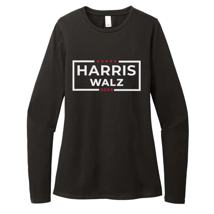 Harris Walz 2024 Tim Walz Kamala Harris Usa Election Apparel Womens CVC Long Sleeve Shirt