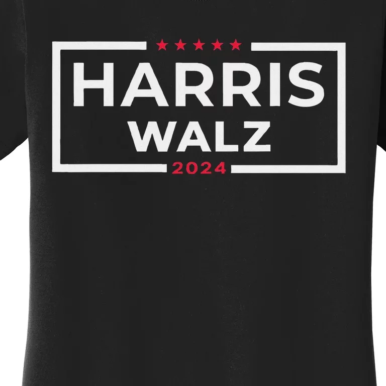 Harris Walz 2024 Tim Walz Kamala Harris Usa Election Apparel Women's T-Shirt