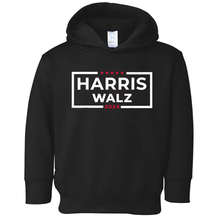 Harris Walz 2024 Tim Walz Kamala Harris Usa Election Apparel Toddler Hoodie