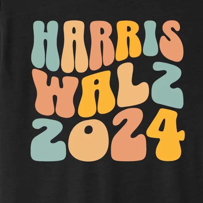 Harris Walz 2024 For President Kamala Harris Democrat ChromaSoft Performance T-Shirt