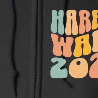 Harris Walz 2024 For President Kamala Harris Democrat Full Zip Hoodie