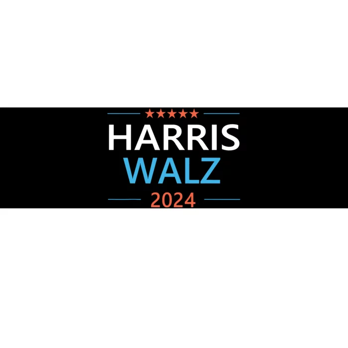 Harris Walz 2024 For President Patriotic Kamala Waltz 2024 Bumper Sticker