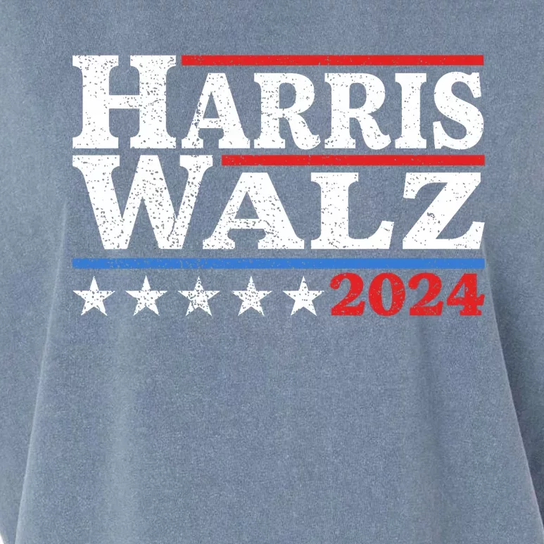 Harris Walz 2024 Election Kamala Harris Tim Waltz 2024 Pro Kamala Garment-Dyed Women's Muscle Tee