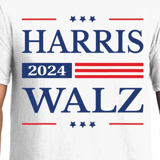 Harris Walz 2024 Kamala Harris 2024 Tim Walz 2024 Usa Flag Pajama Set