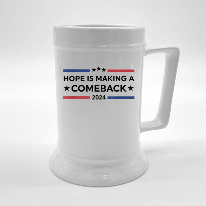 Harris Walz 2024 Hope Is Making A Comeback Front & Back Beer Stein