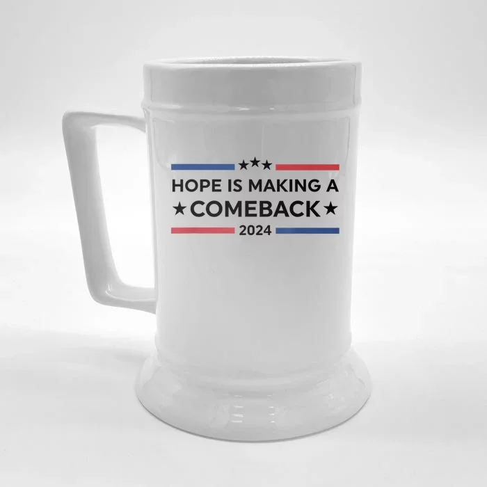 Harris Walz 2024 Hope Is Making A Comeback Front & Back Beer Stein