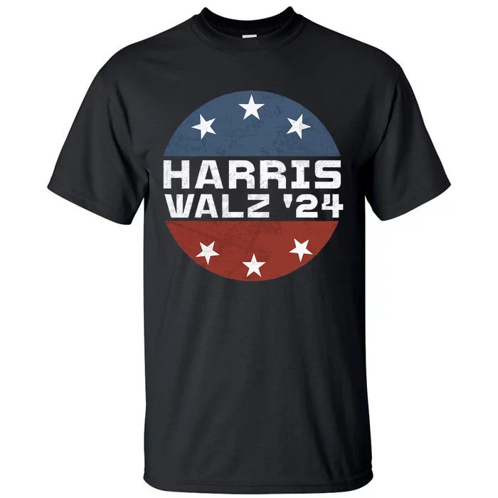 Harris Walz 2024 Campaign For President Patriotic Kamala Tall T-Shirt