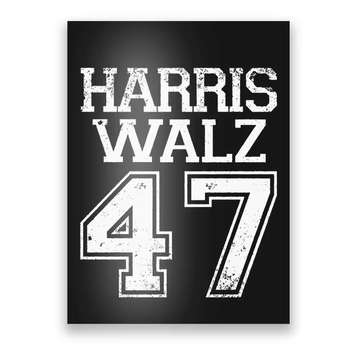 Harris Walz 2024 Campaign For President Harris Waltz Vintage Poster