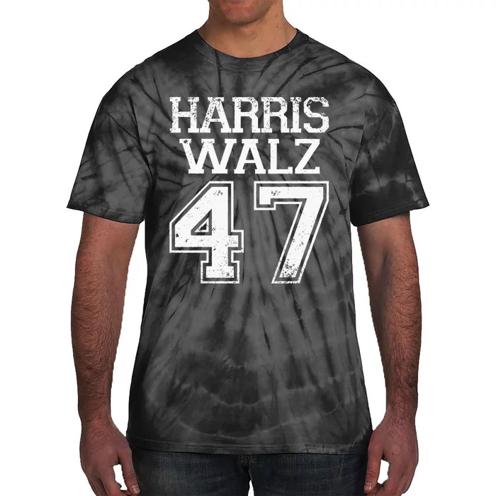 Harris Walz 2024 Campaign For President Harris Waltz Vintage Tie-Dye T-Shirt