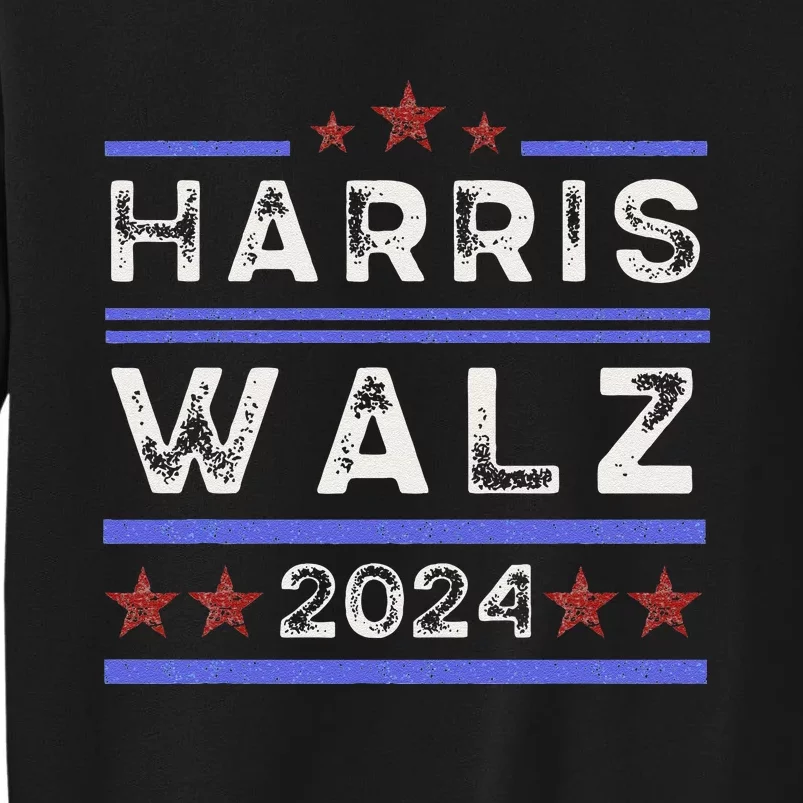 Harris Walz 2024 Harris For President Vote For Kamala Tall Sweatshirt