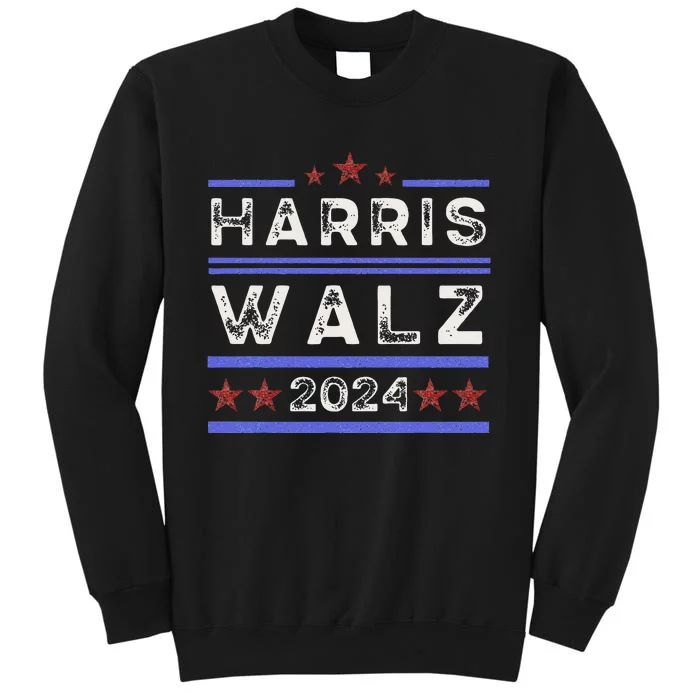 Harris Walz 2024 Harris For President Vote For Kamala Tall Sweatshirt