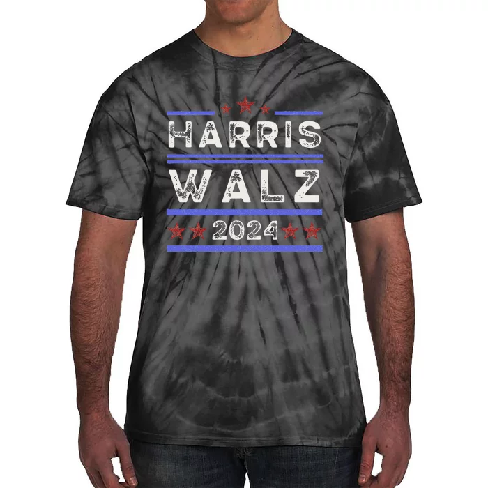 Harris Walz 2024 Harris For President Vote For Kamala Tie-Dye T-Shirt