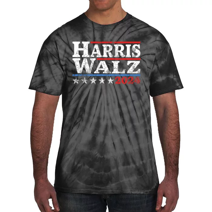 Harris Waltz 2024 Election Kamala Harris Tim Waltz 2024 Tie-Dye T-Shirt