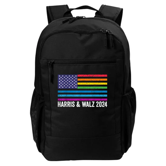 Harris Waltz 2024 Election Kamala Harris Tim Waltz 2024 Patriotic Colors Daily Commute Backpack