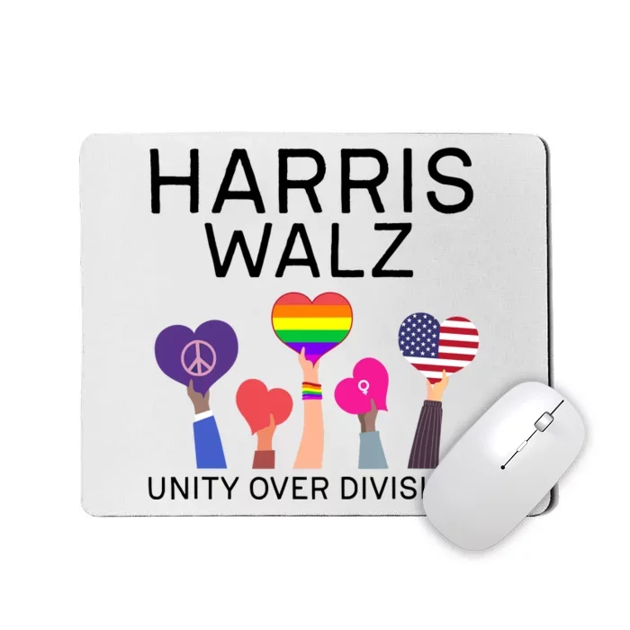 Harris Walz 2024 Unity Over Division Harris Walz 2024 Mousepad