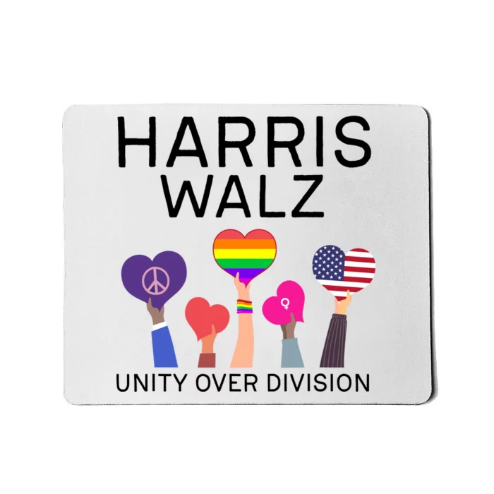 Harris Walz 2024 Unity Over Division Harris Walz 2024 Mousepad